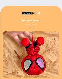 Colgante de peluche de <span class=keywords><strong>Spider</strong></span>-Man transfronterizo, lindo, de dibujos animados, de Ghost <span class=keywords><strong>Spider</strong></span> invertido, accesorio de juguete para bolsos y llaveros - Product Image 6