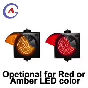 Feux de signalisation dynamiques séquentiels à LED solaires jaunes de 12 pouces (300 mm) avec système d'avertissement de courbe clignotant - Product Image 4