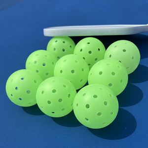 Dẫn ánh sáng-up ngoài trời pickleball quả bóng bền Đêm ánh sáng màu xanh lá cây bóng ngoài trời cạnh tranh pickleball quả Bóng phát sáng trong bóng tối - Product Image 1