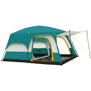 Tente de camping pour 5 à 12 personnes, tente d'extérieur quatre saisons, protection solaire, imperméable, tente de camping - Product Image 6