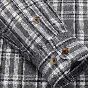 Camisas de Franela para Hombre al por Mayor, Personalizadas, de Alta Calidad, 100% Algodón, Manga Larga, Talla Grande, Diseño a Cuadros, para Otoño - Product Image 5