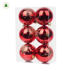 중국 공장 맞춤 맞춤 휴일 장식 장식 반짝이 인쇄 크리스마스 공