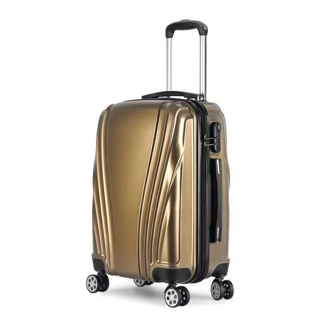 Usine en gros Nouveau design moderne voyage anti-rayures ABS PC voyage valise sac bagages roues pièces de rechange 360 degrés