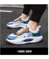 Vente en gros de baskets de course respirantes et amortissantes, chaussures décontractées pour le campus, pour homme