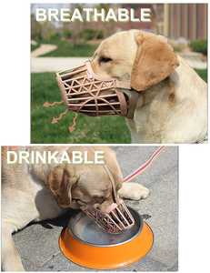 Mordedurales de plástico ajustables para perros, malla protectora para la boca, para perros pequeños, medianos y grandes, previene que el perro lamine las heridas. - Product Image 4