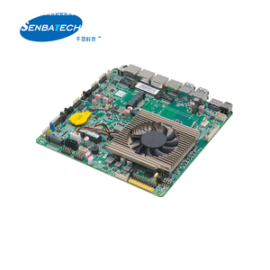 4 LAN <span class=keywords><strong>I5</strong></span>-7267U DDR4สูงสุด32G 2 COM 8 USB SIM 12V MINI ITX เมนบอร์ดอุตสาหกรรมแบบฝังทนทาน - Product Image 4