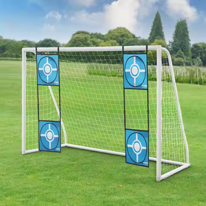 2 Stück pro Packung Double Layer Soccer Target Trainer für Wettbewerbs ziele Lustiges Design Spielen Sie Fußball tor Attached Shet Net - Product Image 1