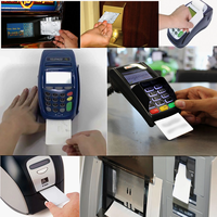 Carte de nettoyage d'imprimante thermique d'Evolis de tête magnétique de Pos/Debit Atm pour le lecteur de carte