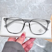 Lunettes de lecture anti-lumière bleue tendance rétro 2025, monture carrée légère et transparente, style jeune et moderne, avec diamants