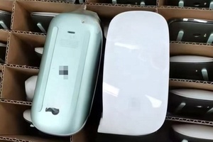 Magic Mouse A1657 d'occasion pour MacBook avec connecteur Lightning, récepteur USB et câble Type-C, rétroéclairage RVB, plusieurs couleurs - Product Image 6