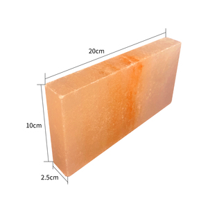 Chất Lượng Cao Cấp 20x10x5Cm Himalaya Đá Muối Gạch Với Nhôm Chân Đế Rãnh Thủ Công Tự Nhiên Cho Spa Tường Phòng Tắm Hơi Gạch - Product Image 5