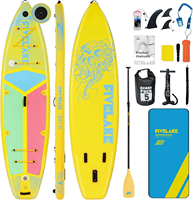 Panneau de matériau PVC/EVA Inflat personnalisé planche de Stand Up Paddle gonflable prix de fabrication planche SUPS