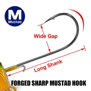 Tête <span class=keywords><strong>de</strong></span> jig Spinpoler Fish Shad avec hameçons barbelés en carbone haute résistance et porte-appât pour la pêche au jig, au bar, à la perche, en mer, en bord <span class=keywords><strong>de</strong></span> mer, depuis un bateau ou depuis la <span class=keywords><strong>rive</strong></span> - Product Image 3