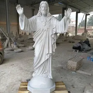 Açık el oyma yunan taş mermer dini heykeller büyük şekil heykeli beyaz mermer heykel satılık yunan