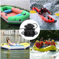 Bouchon de valve Boston en PVC durable Yak Outdoors pour bateaux gonflables, pêche, kayaks, eaux océaniques et matelas pneumatiques