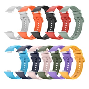 Kingsmax nuovo arrivo cinturino di ricambio in Silicone per <span class=keywords><strong>Huawei</strong></span> <span class=keywords><strong>Watch</strong></span> Fit 2 1 cinturino in Silicone - Product Image 1