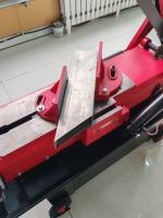 Scie à ruban métallique à angle pivotant CE 7 pouces pour tubes et profilés en acier, scie à froid manuelle semi-automatique pour la découpe des métaux