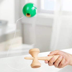 Giocattolo educativo per bambini Kendama Skill Ball lightenment coordinazione occhio-mano giocattolo per allenamento gioco genitore-bambino - Product Image 4