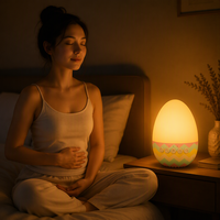 Machine à bruit blanc BreathSync 2026 pour le sommeil, 30 mélodies apaisantes avec lumière guidée, rechargeable, portable, entraîneur de rythme