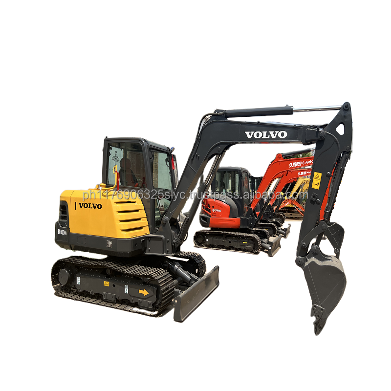 Экскаватор Volvo EC60, 6 тонн, мини-экскаватор с насосным двигателем, шестерня PLC-основные компоненты для коммунальной техники