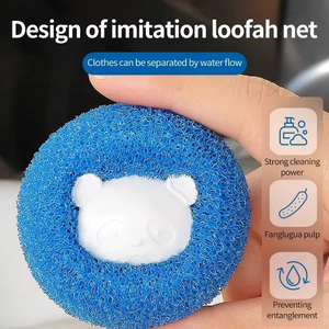 Kit de Bolas de Lavandería Reutilizables, Herramienta de Limpieza de Pelo de Ropa, Removedor de Pelo de Mascotas, Atrapapelos para Lavadora, Bola para Recoger Pelo de Perro y Gato - Product Image 3