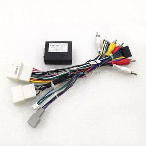 Mitsubishi ASX RVR Outlander Pajero mobil 16pin Audio Wiring Harness kotak Canbus <span class=keywords><strong>PVC</strong></span> Aftermarket adaptor kawat instalasi Stereo - Product Image 4