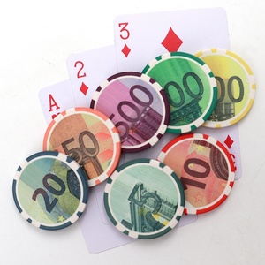 Fichas de Póker Cerámicas al por Mayor de 10g, 8 Franjas, Diámetro 39 43 45 46 48.5 50 52 55mm, Valor en Efectivo Personalizado para Marketing de Juegos de Azar - Product Image 2