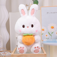 WPH mainan boneka kelinci buah Hare dengan PP katun pengisi 35/80cm tinggi untuk usia 2-14 hadiah uniseks