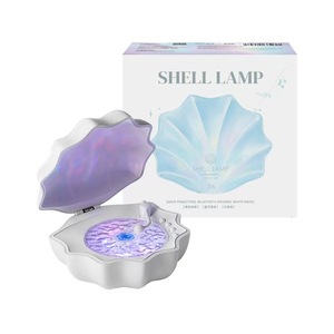 Z6 Dreamy Sea Shell Music Haut-parleur <span class=keywords><strong>de</strong></span> bureau sans fil à <span class=keywords><strong>bruit</strong></span> blanc avec projecteur Ripple Aurora Aide au sommeil Veilleuse - Product Image 2