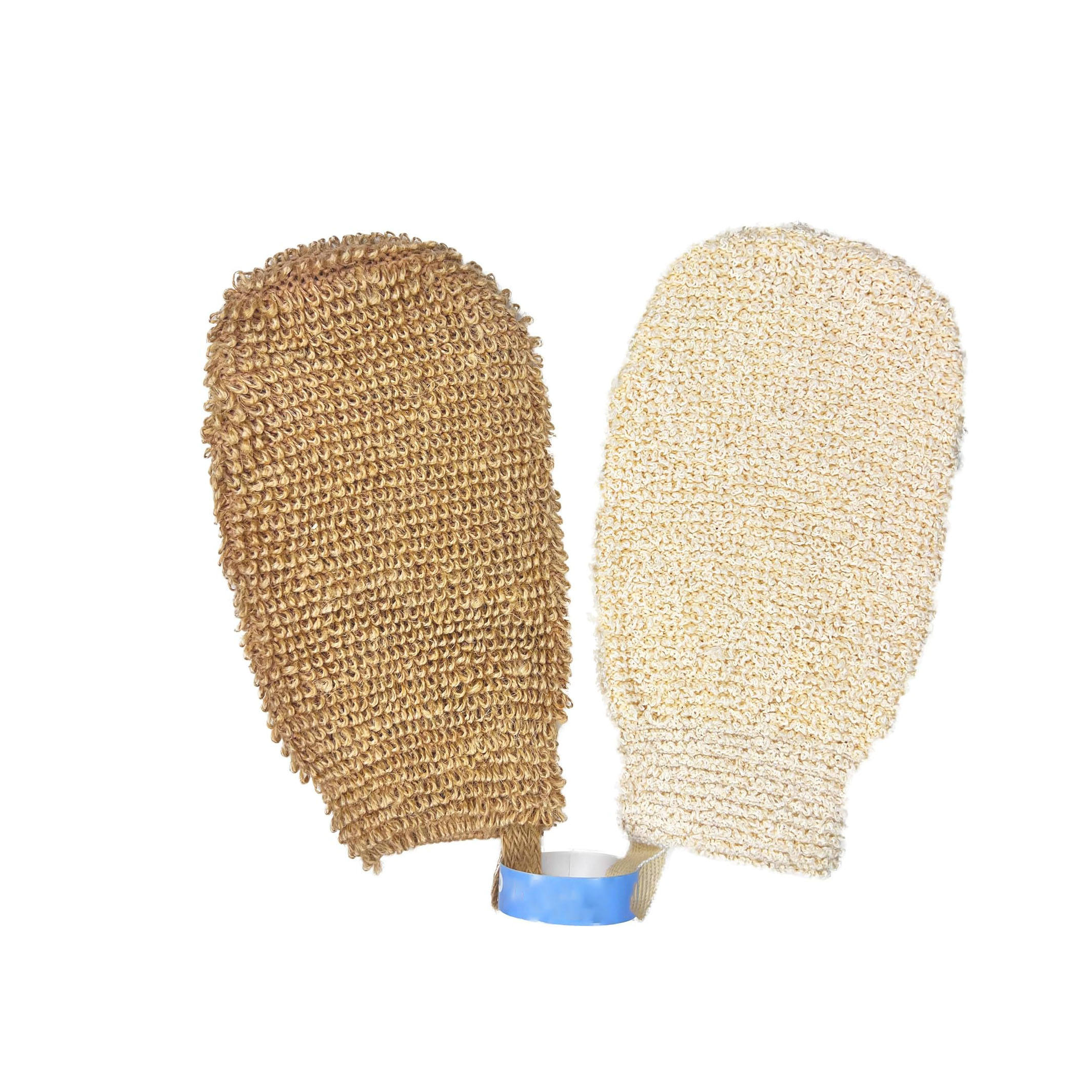 ถุงมือผ้าฝ้ายสีเบจ