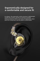 Nouveau casque Hi-Fi à bobine mobile KZ-EDX PRO 2026 avec contrôle filaire 3,5 mm pour téléphone portable, ordinateur, jeux, musique intra-auriculaire et sport