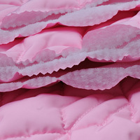 100% nylon 20d 400t tissu en nylon, tissu de survêtement mince, tissu de gaufrage imperméable pour vêtements de doudoune