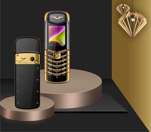 2024 Neues Luxus-V vertue Gold Mini-Telefon V8 Pro Wähltisch Handy Älter GSM-Handy Fabrik Großhandel - Product Image 5