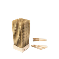 Rollo de Papel Biodegradable Cónico Marrón Personalizado de 1 1/4 Tamaño King, Impresión Digital Desechable con Logotipo