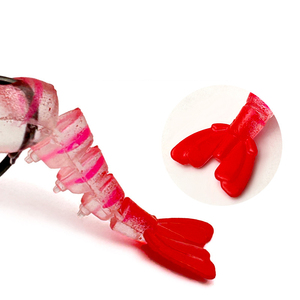 Esca Morbida con Ami 6.8g/9.5cm 2.4g/6.5cm, Piccolo Gamberetto Luminoso, Esca Finta per <span class=keywords><strong>Pesca</strong></span> - Product Image 5