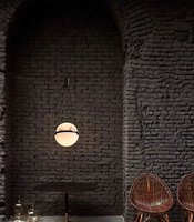 Lustre décoratif en marbre pour salle à manger, suspension en fer avec boules, lampe en albâtre espagnol, luminaire minimaliste pour îlot de cuisine