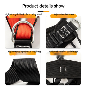 ホットセールツリークライミングロッククライミング屋外拡張緊急救助全身安全ハーネス - Product Image 6