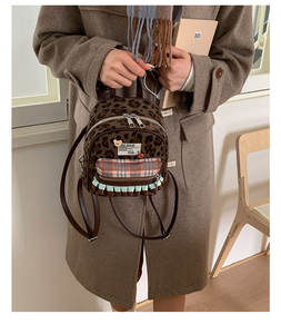 <span class=keywords><strong>Sac</strong></span> à <span class=keywords><strong>dos</strong></span> mini adorable de 9 pouces <span class=keywords><strong>pour</strong></span> filles d'université, imprimé animal vache, en nylon, <span class=keywords><strong>pour</strong></span> femmes, 5e année, petit <span class=keywords><strong>sac</strong></span> à <span class=keywords><strong>dos</strong></span>, mochilas escolares - Product Image 4