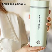 Mini bouilloire électrique à eau chaude, ébullition rapide, eau chaude, bouilloire électrique portable, 350 ml, bouilloire électrique de voyage, bouilloire à thé pour voiture