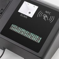 Système de caisse tactile capacitif LICON WLL-A6D 10 pouces pour restaurants, avec commande et paiement Android, résolution 1366x768