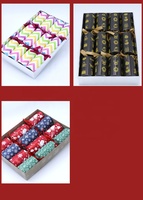 Cracker de Noël, boîte cadeau, emballage, décorations de fête de Noël, article de blague, bonbons de Noël, festival de crackers