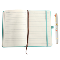 Logo personnalisé B5 A5 A6 carnet de notes uni cuir PU couverture souple impression personnalisée carnet de notes