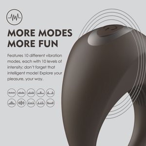 <span class=keywords><strong>Odeco</strong></span> Sexspielzeug für Paare Vibrator Penisring Super Dehnbar Bequem zu Tragen Steigert das Vergnügen Paarbenutzung Klitoris-Stimulation - Product Image 4