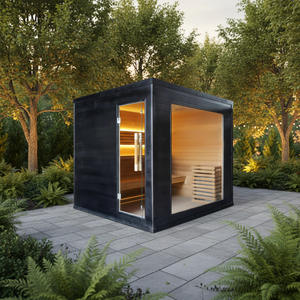 Sauna extérieur électrique de luxe pour 3 à 4 personnes, populaire, livraison rapide, sauna extérieur pour 4 personnes - Product Image 1