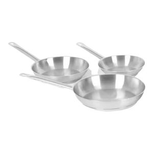 Sartén Moderna Ecológica <span class=keywords><strong>de</strong></span> Acero Inoxidable para Cocinar en Casa, Apta para Estufas <span class=keywords><strong>de</strong></span> <span class=keywords><strong>Gas</strong></span> e Inducción - Product Image 4