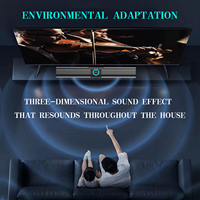 Soundbar Nirkabel BS20 BT5.0 untuk Home Theater, Komputer, TV, Mobil, Sound Box 2.0-Channel dengan Tweeter Terintegrasi, Speaker Bass Reflex