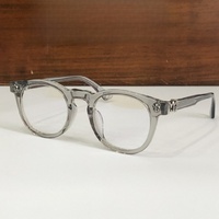 Lunettes optiques de créateurs de haute qualité pour hommes et femmes, style punk CH8087, taille 48-22, montures de lunettes de luxe en acétate et titane pour affaires