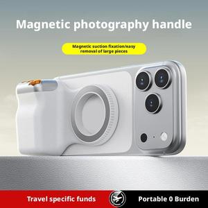 Magnetic Phone Grip for Ergonomics Phone <strong>Remote</strong> Shutter Handle Portable <strong>Holder</strong> for Photography ABS Plastic for Action - Product Image 6