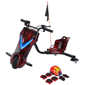 Juguetes Infantiles para Exteriores, <span class=keywords><strong>Crazy</strong></span> <span class=keywords><strong>Drift</strong></span> <span class=keywords><strong>Cart</strong></span>, Triciclo Eléctrico de Derrape de 3 Ruedas - Product Image 3