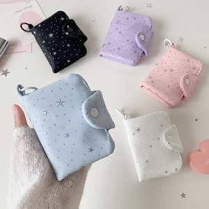 Portachiavi in tessuto con stella argentata per ragazza, piccolo <span class=keywords><strong>portafoglio</strong></span> per carte - Product Image 3